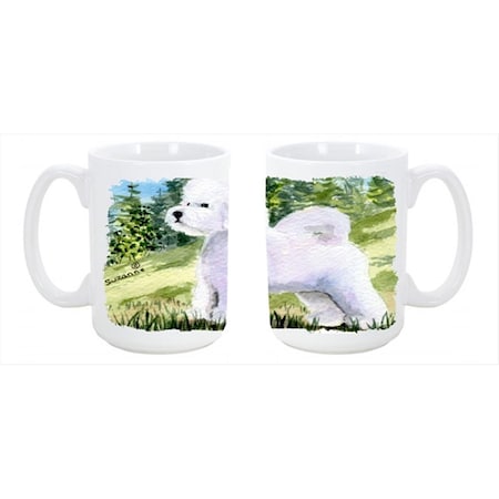 Bichon Frise Dishwasher Safe Microwavable Ceramic Coffee Mug 15 Oz.